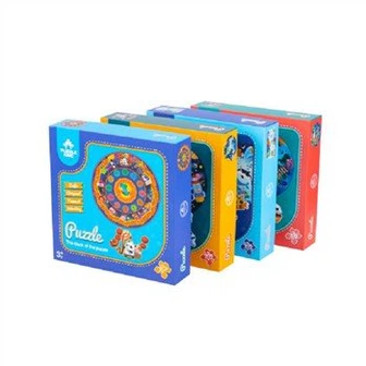 ونٹیج کارڈ بورڈ Jigsaw پہیلیاں